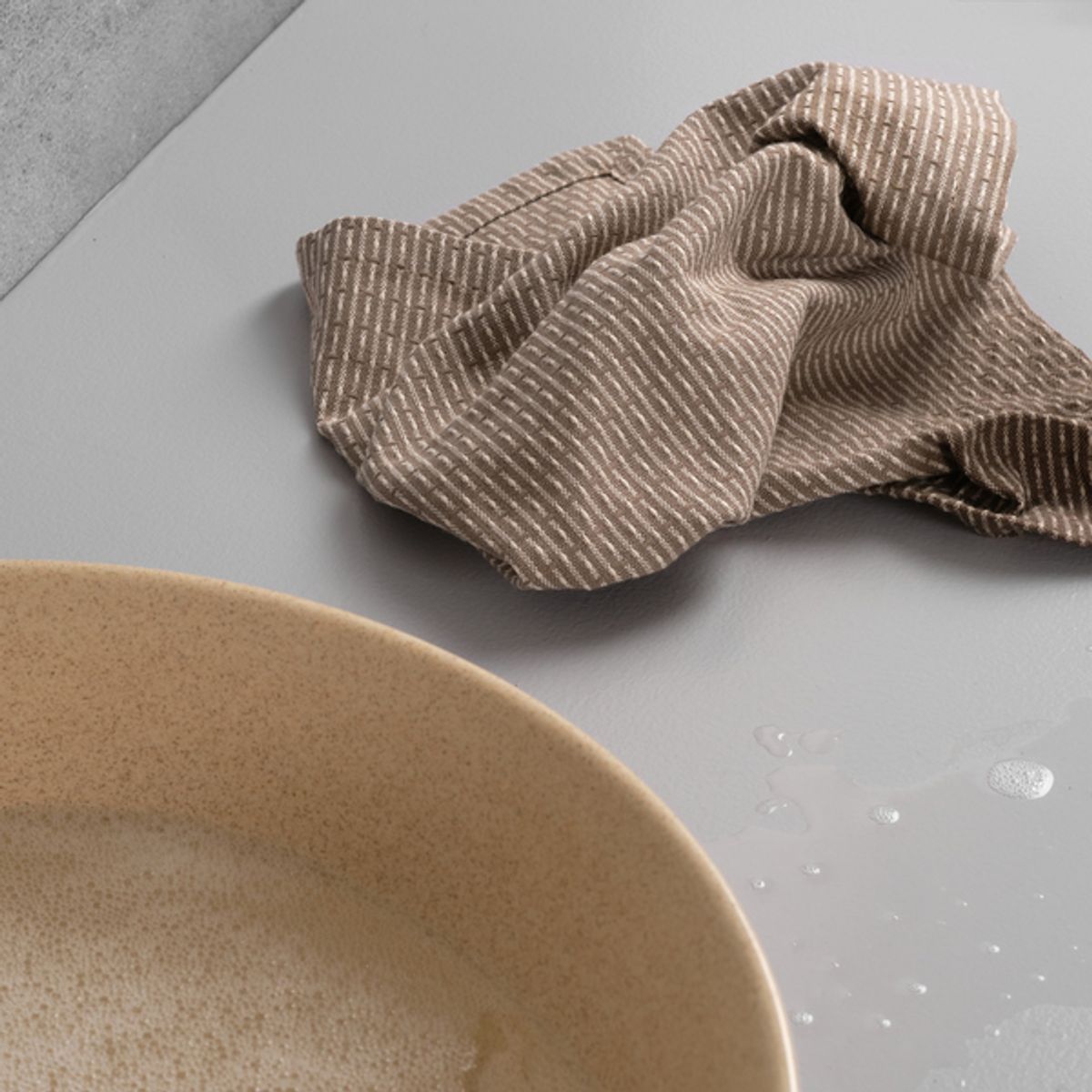 The Organic Company - Kitchen Cloth - Karklud Clay Stone