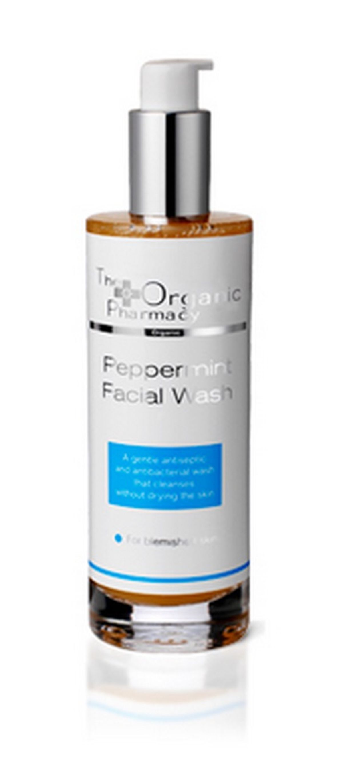 The Organic Pharmacy Peppermint Facial Wash, 100ml.