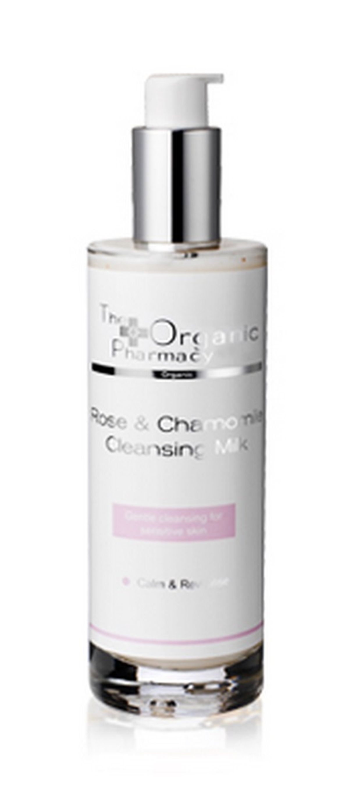 The Organic Pharmacy Rose & Chamomile Cleansing Milk, 100ml.