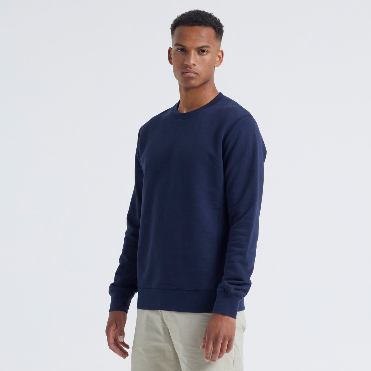 The Organic Sweatshirt - Navy Blazer - M