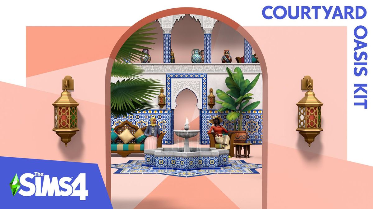 The Sims 4 - Courtyard Oasis Kit DLC Origin - EZGame.dk