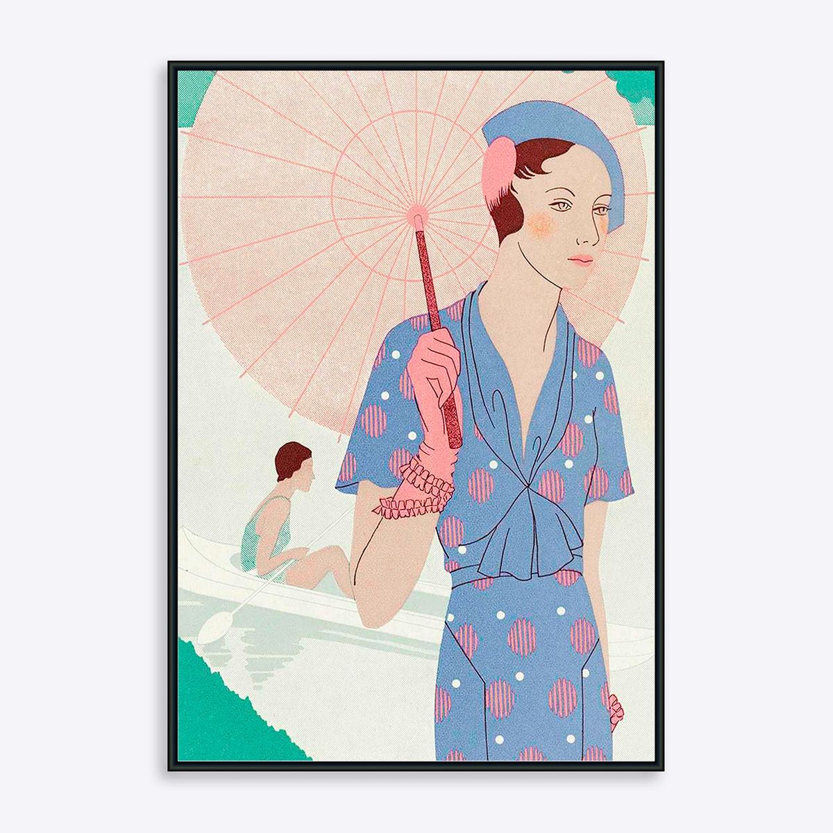 The Umbrella Lady - 21x30 cm