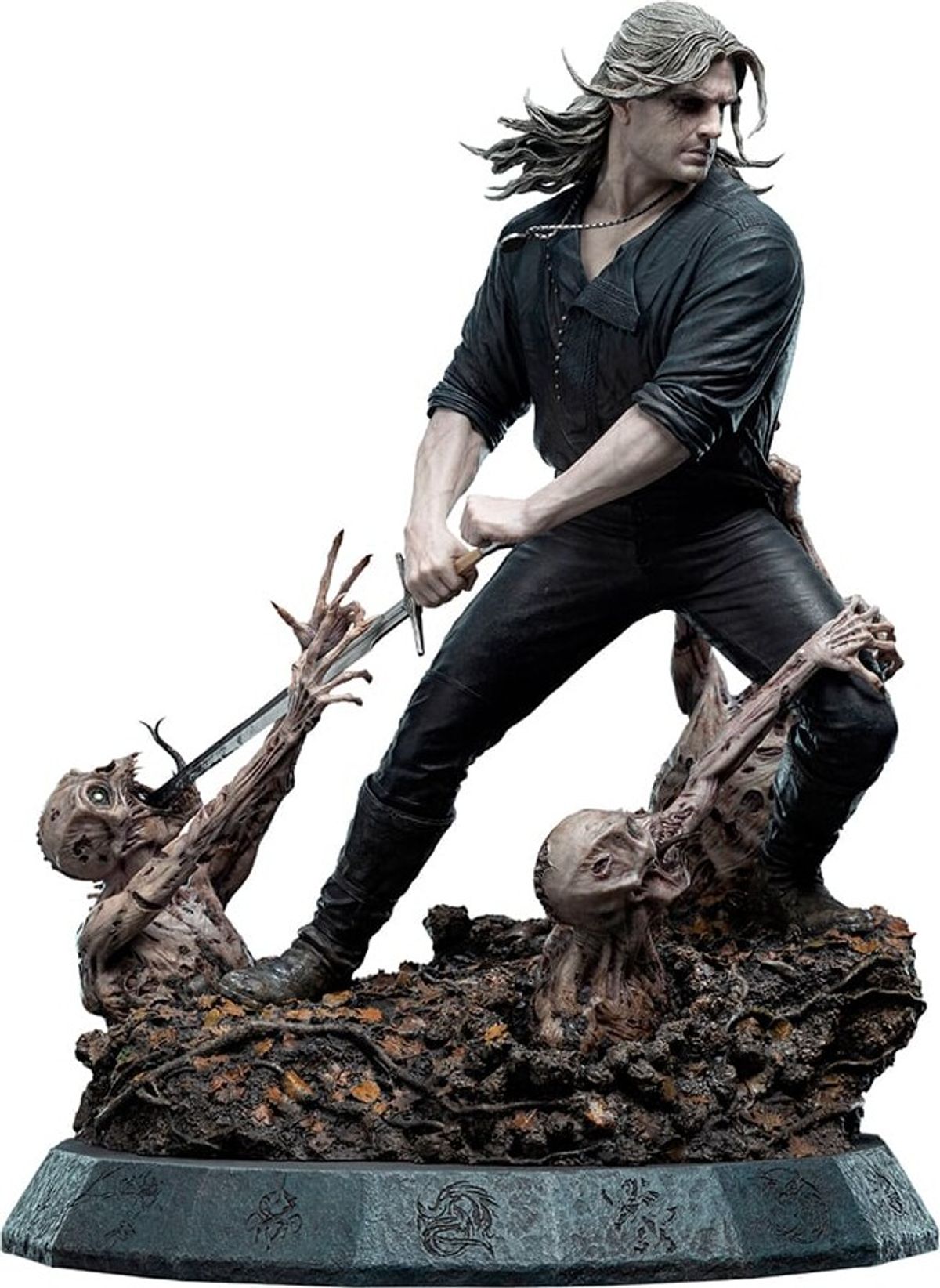 The Witcher - Geralt Den Hvide Ulv - Limited Statue Figur