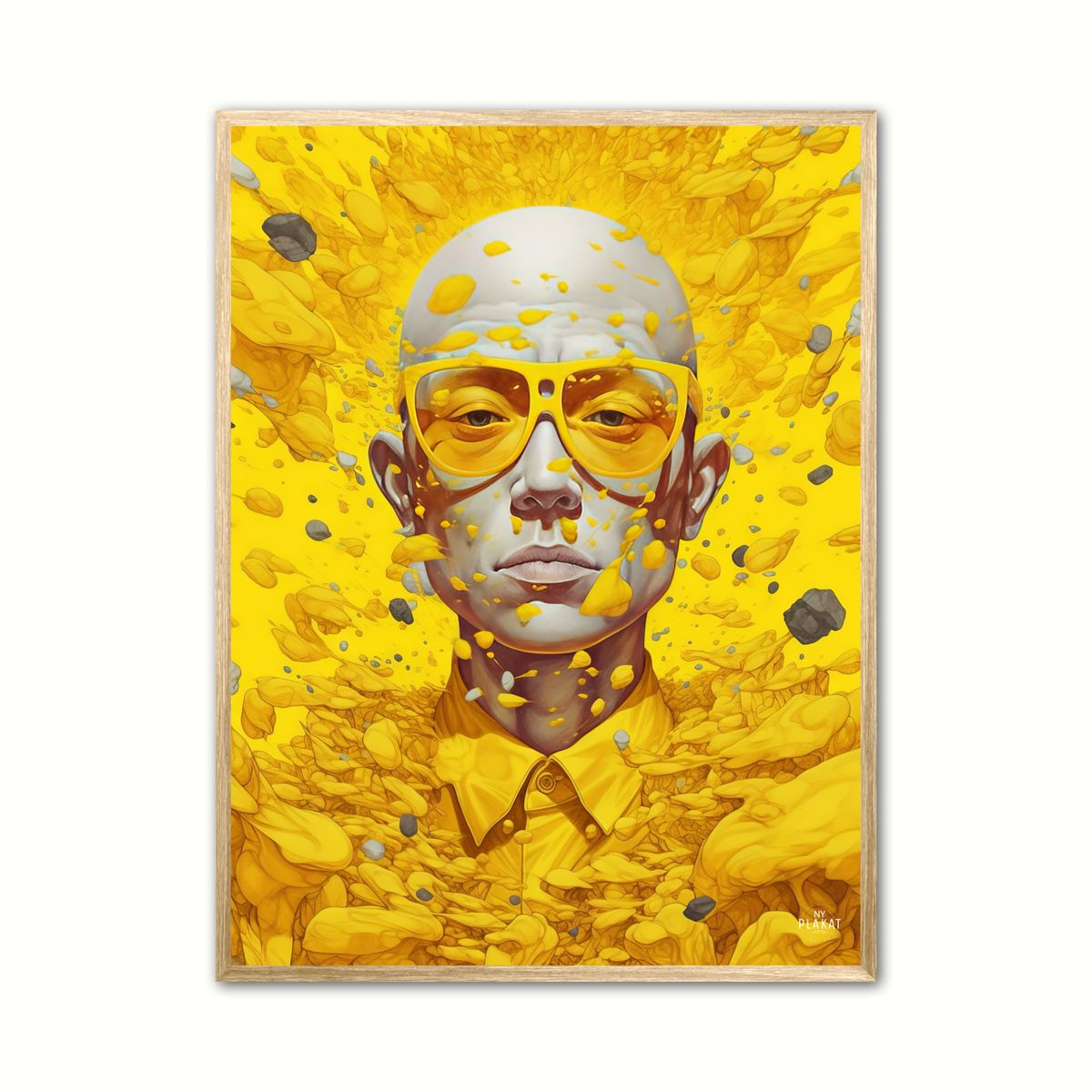 The Yellow Vision - Retro plakat 21 x 29,7 cm (A4)