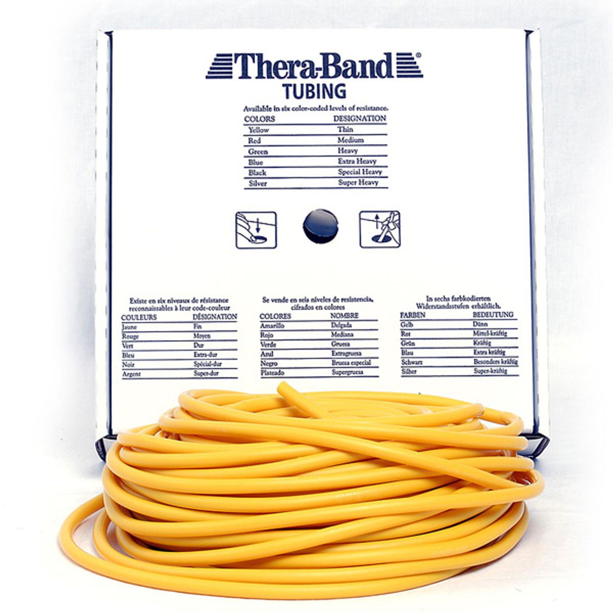 Thera-Band Tubing (Gul - 30,5 m - Meget let)