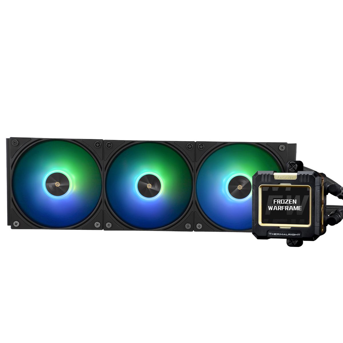 Thermalright Frozen Warframe Black ARGB - AIO, 360mm, LCD