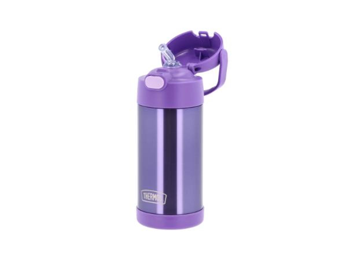 Thermos - Funtainer Drikkeflaske med sugerør 355 ml Violet