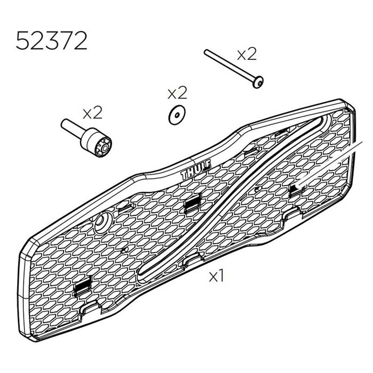 THULE NUMMERPLADE HOLDER