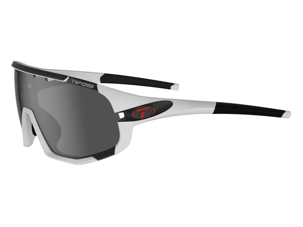 Tifosi Sledge - Cykelbrille - Mat Sort/Hvid - 3 Linser - M-XL