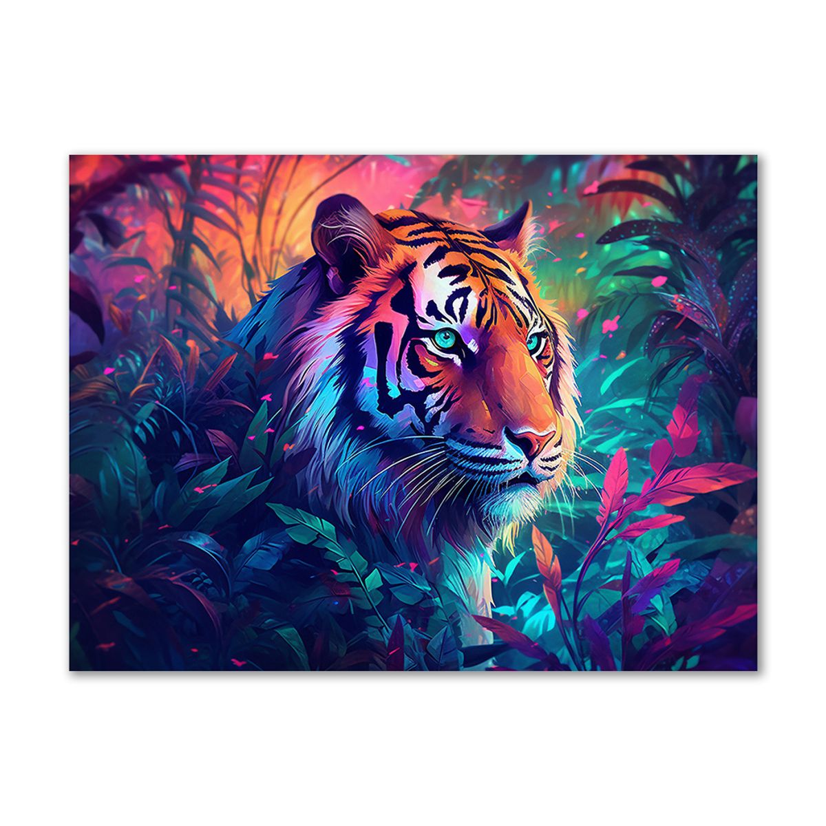 Tiger - 90x120 cm - Uden svæveramme