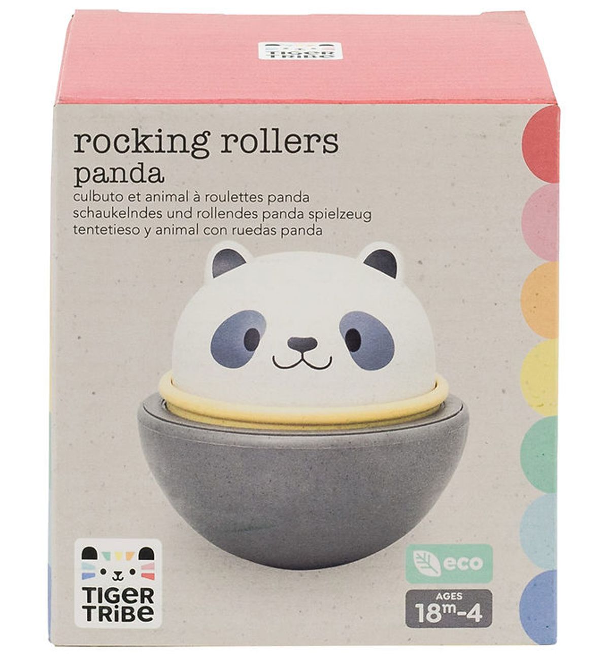 Tiger Tribe Legetøj - Rocking Rollers - Panda