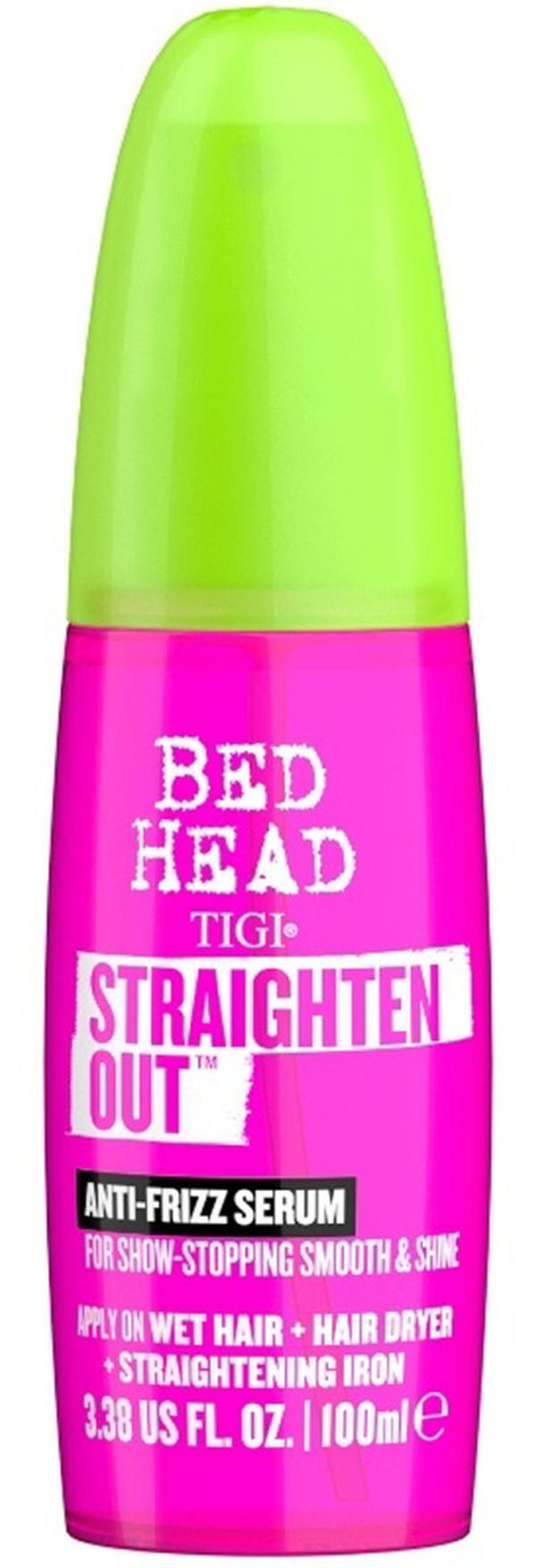 Tigi bed head straighten out anti-frizz serum 100ml