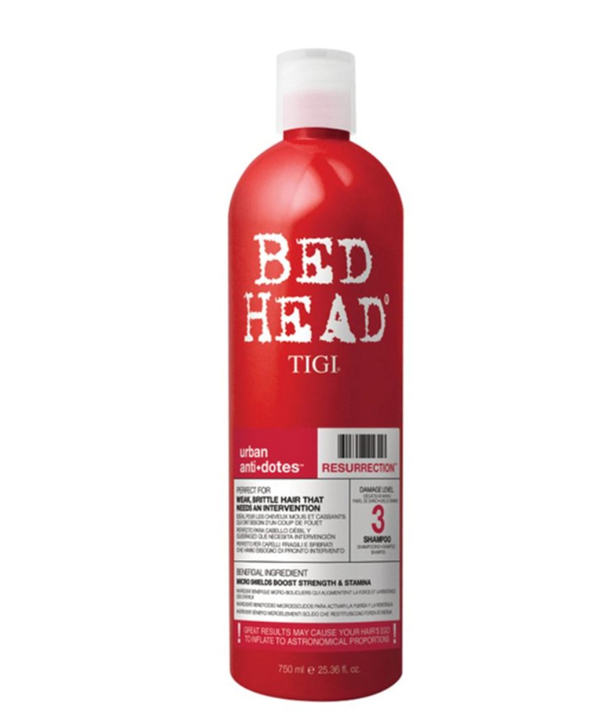 Tigi Bed Head Urban Anti-dotes Resurrection Shampoo 750 ml