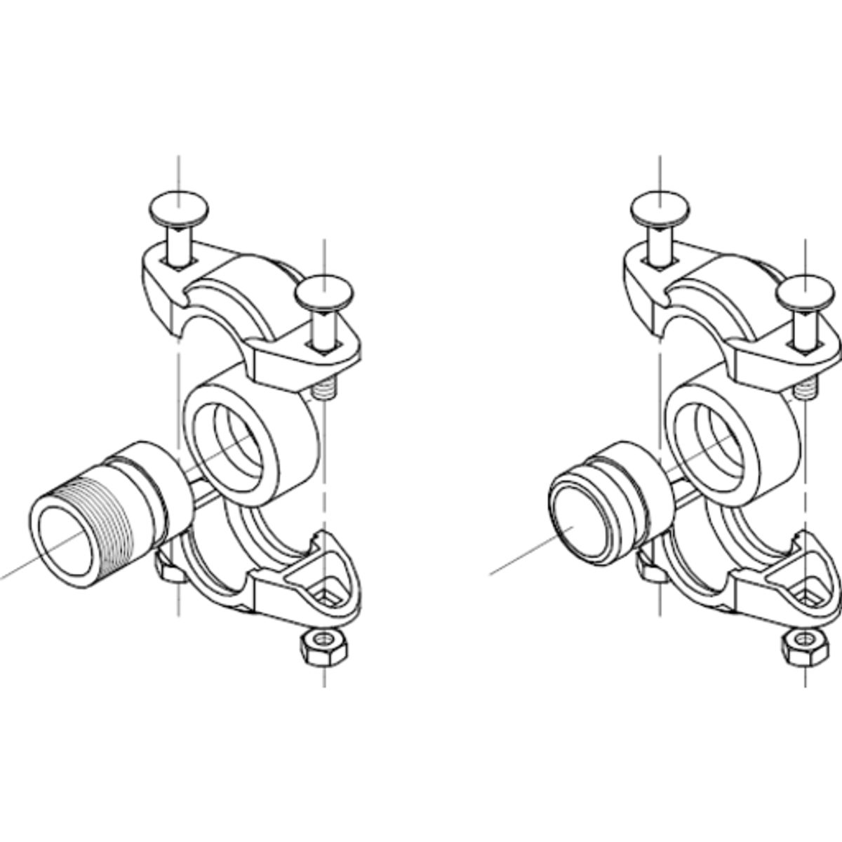 Tilslutning KP. R2" VITON