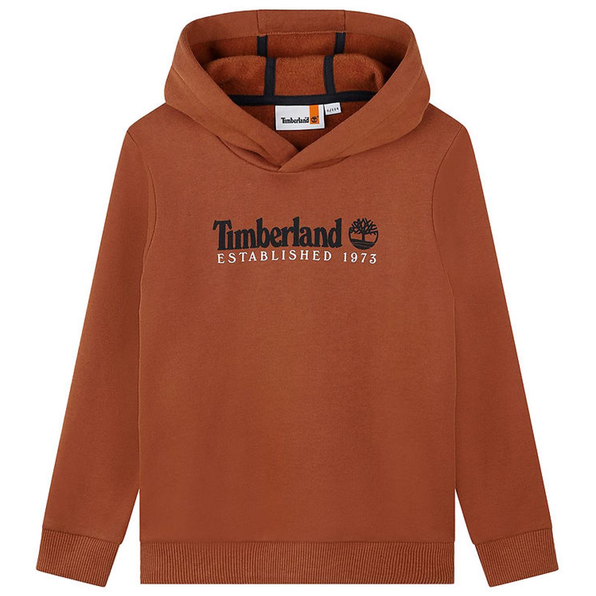 Timberland Hættetrøje - Dark Chocolate m. Print