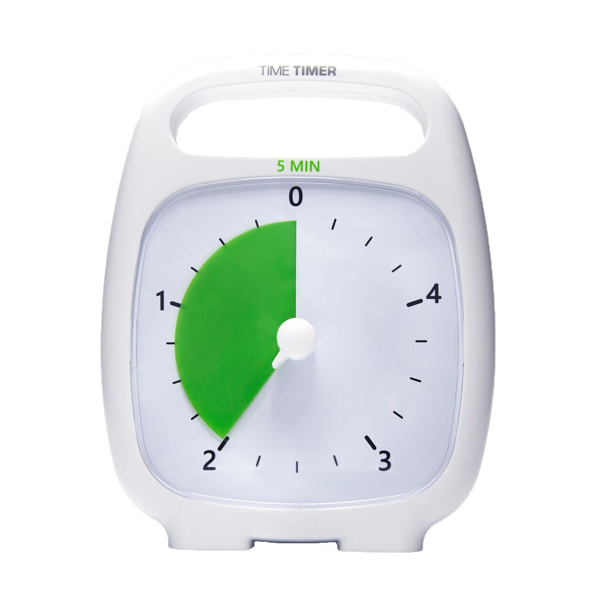 Time Timer Plus, 5. min - 14 x 18 cm, Hvid