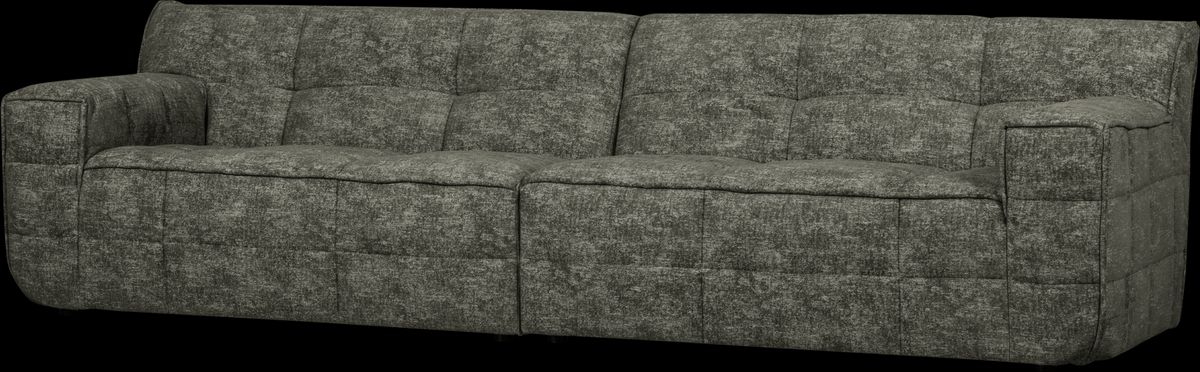 Timor, 4-personers sofa, varm grøn, H81x92x297 cm