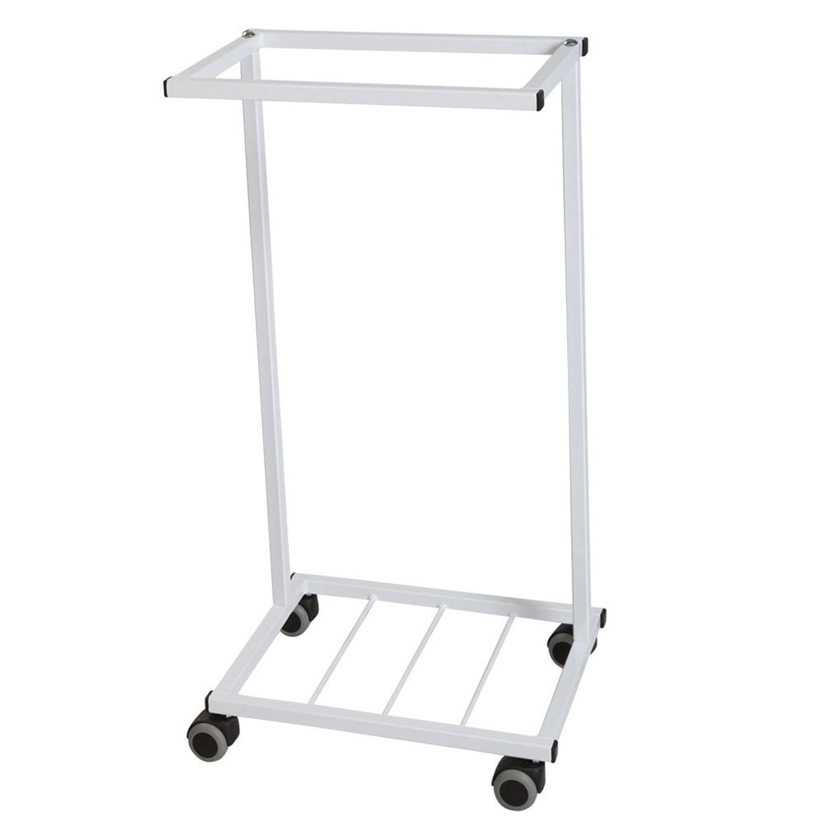 Tina Trolleys affaldsstativ m/hjul 110L hvid