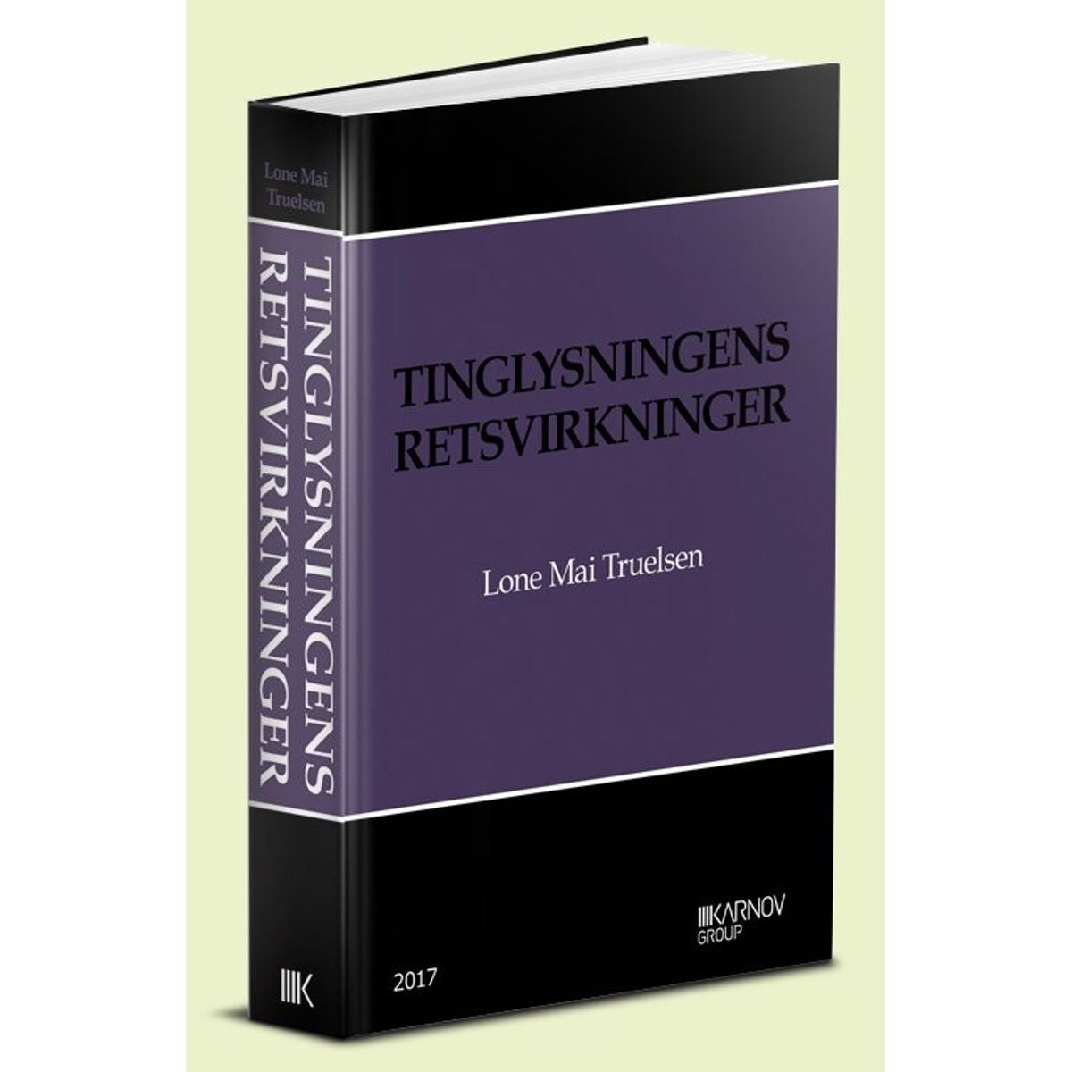 Tinglysningens Retsvirkninger - Lone Mai Truelsen - Bog