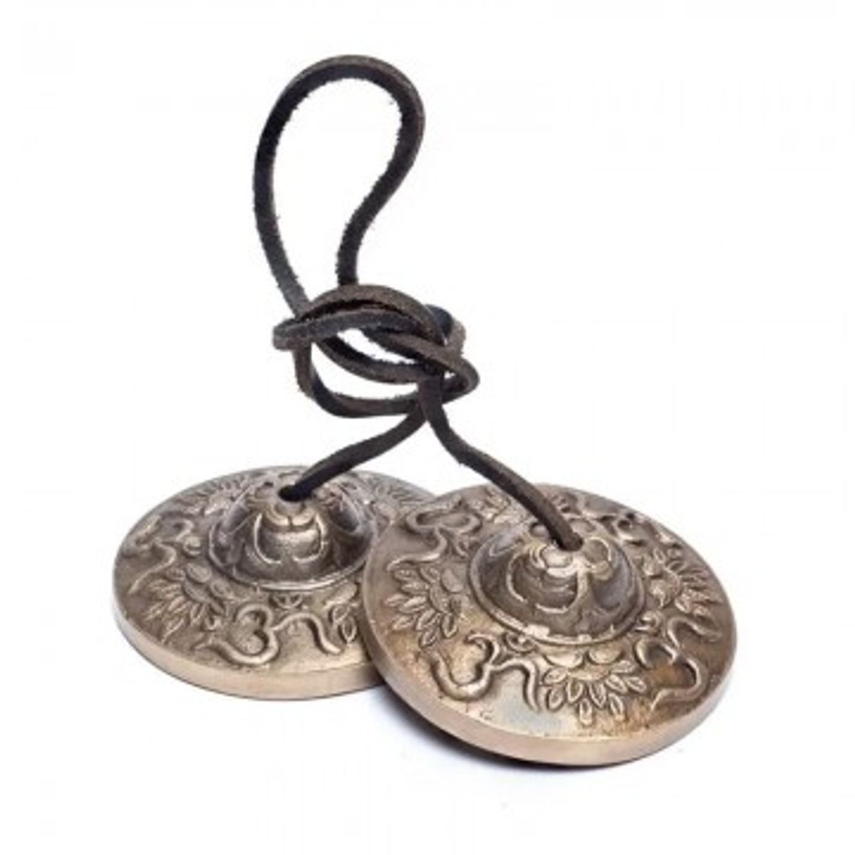 Tingshas AUM - 7 cm - Meditation klokker - GodKarmaShop