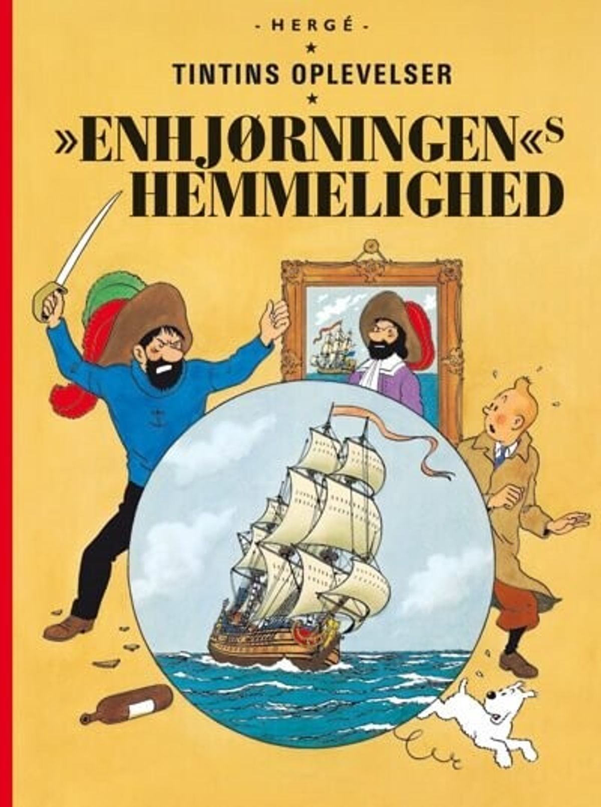 Tintins Oplevelser: Enhjørningen's Hemmelighed - Retroudgave - Hergé - Tegneserie