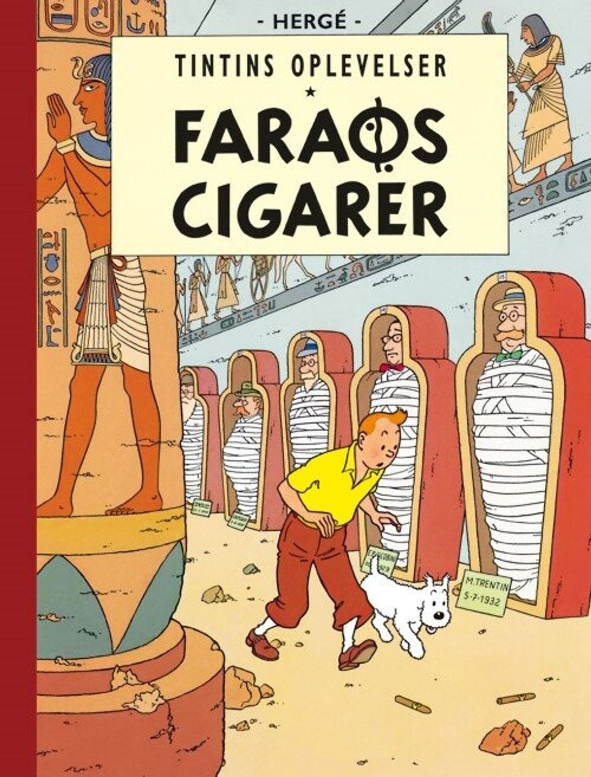 Tintins Oplevelser: Faraos Cigarer - Retroudgave - Hergé - Tegneserie