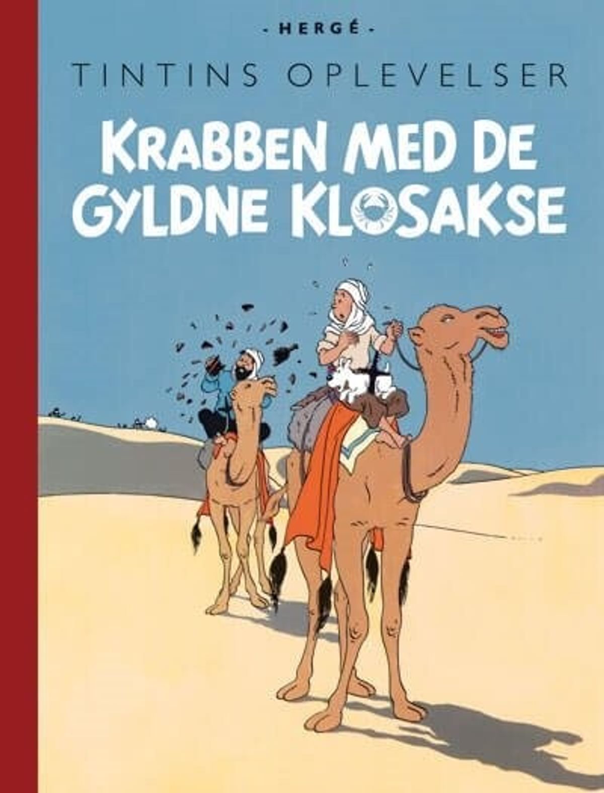 Tintins Oplevelser: Krabben Med De Gyldne Klosakse - Retroudgave - Hergé - Tegneserie