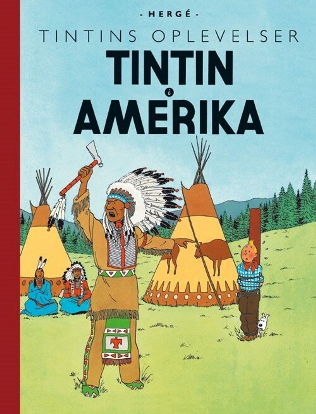 Tintins Oplevelser: Tintin I Amerika - Retroudgave - Hergé - Tegneserie