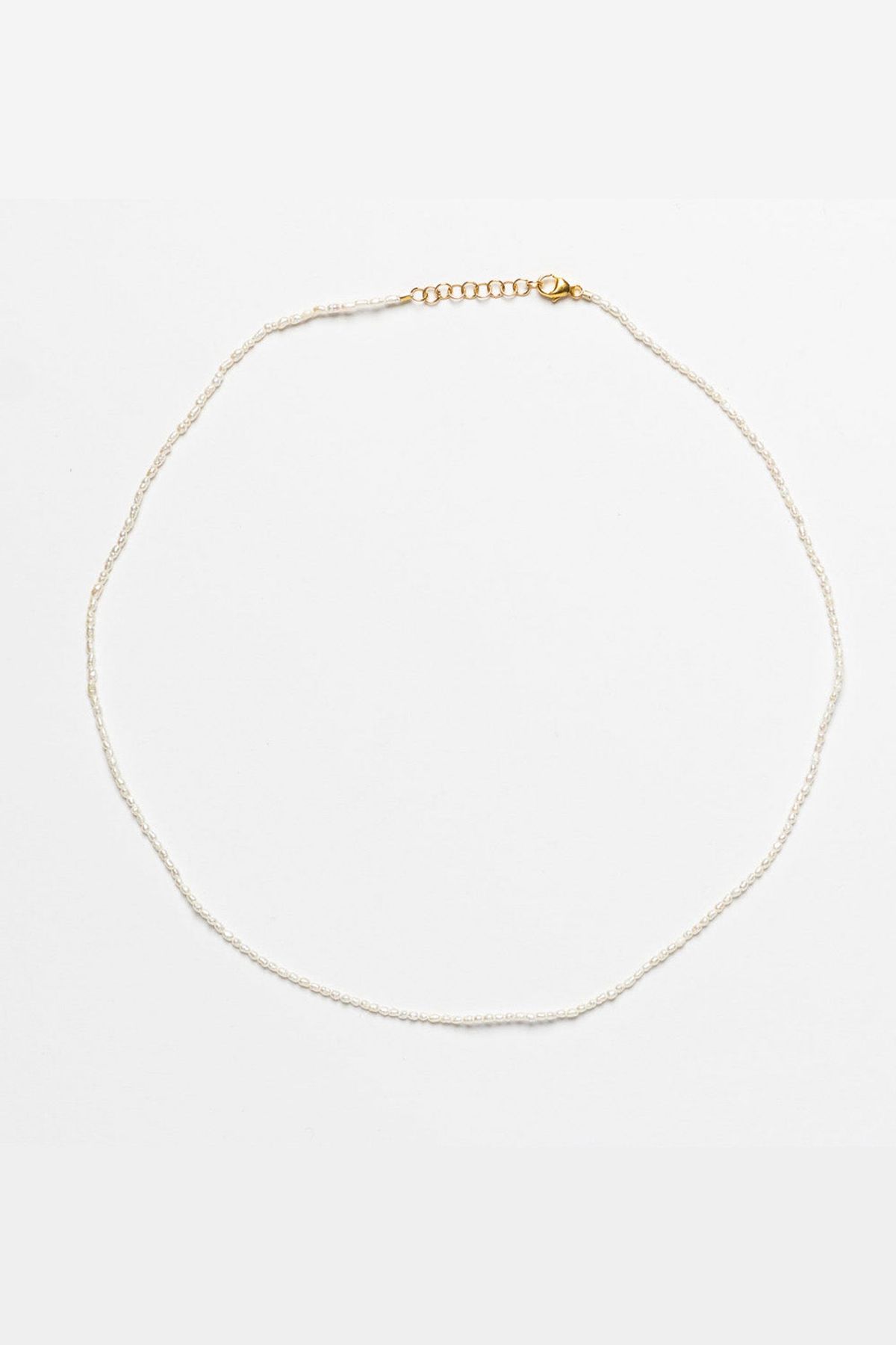 Tiny Pearl Necklace - Guld - Sorelle - Guld One Size