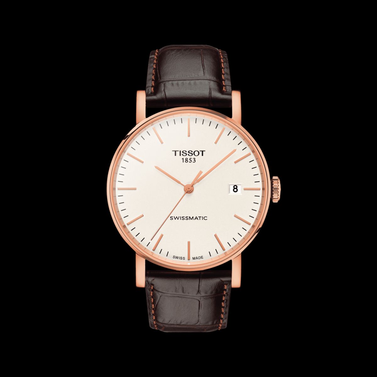 Tissot - Everytime Swissmatic Herreur T1094073603100 Læder