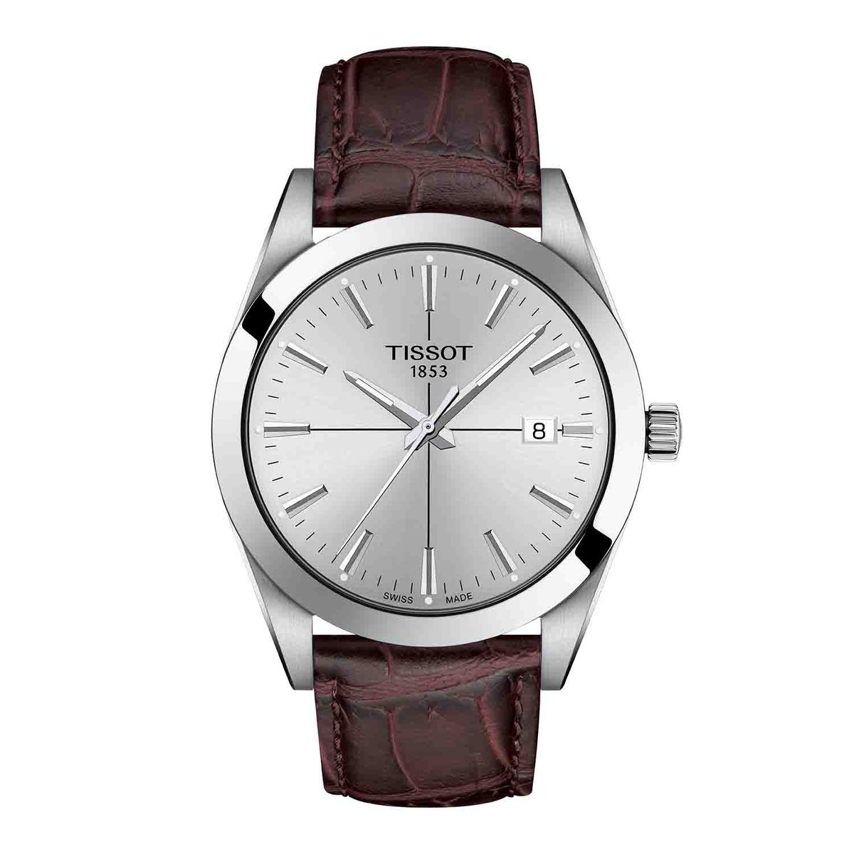 Tissot - Gentleman Herre ur brun, 40mm Stål