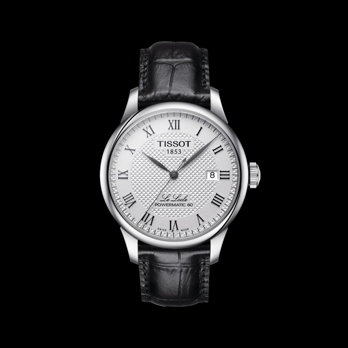 Tissot - Le Locle Powermatic 80 Herreur T0064071603300 Læder