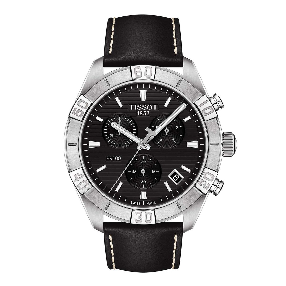 Tissot - PR 100 Sport Gent ur stål Rustfrit