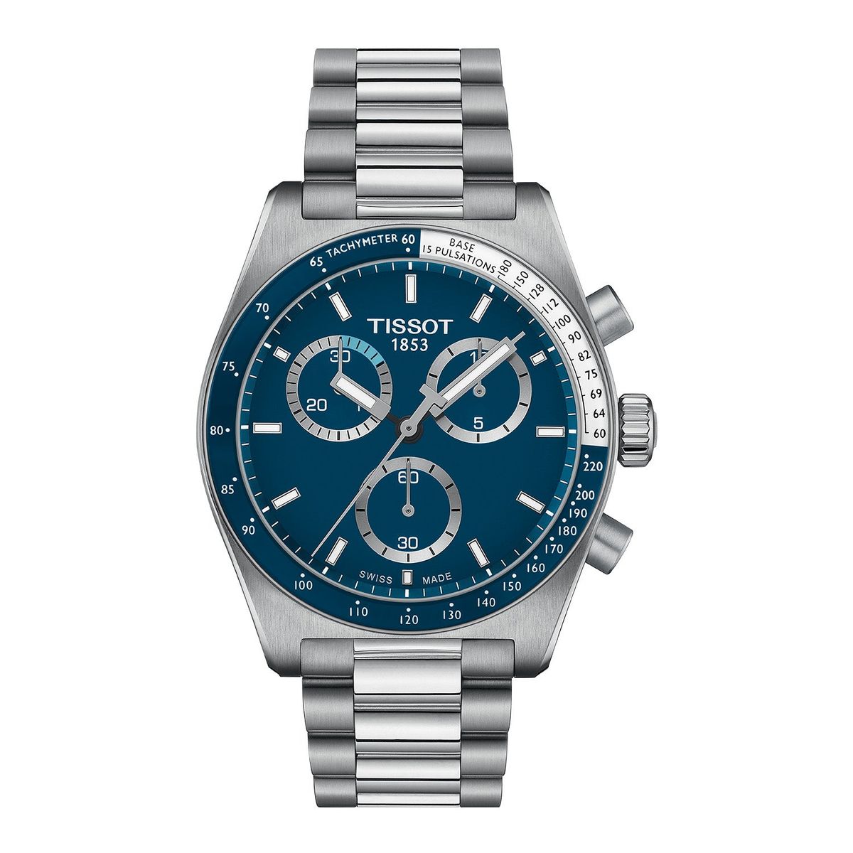 Tissot - PR516 Chrono m. blå urskive, 40 mm T1494171104100