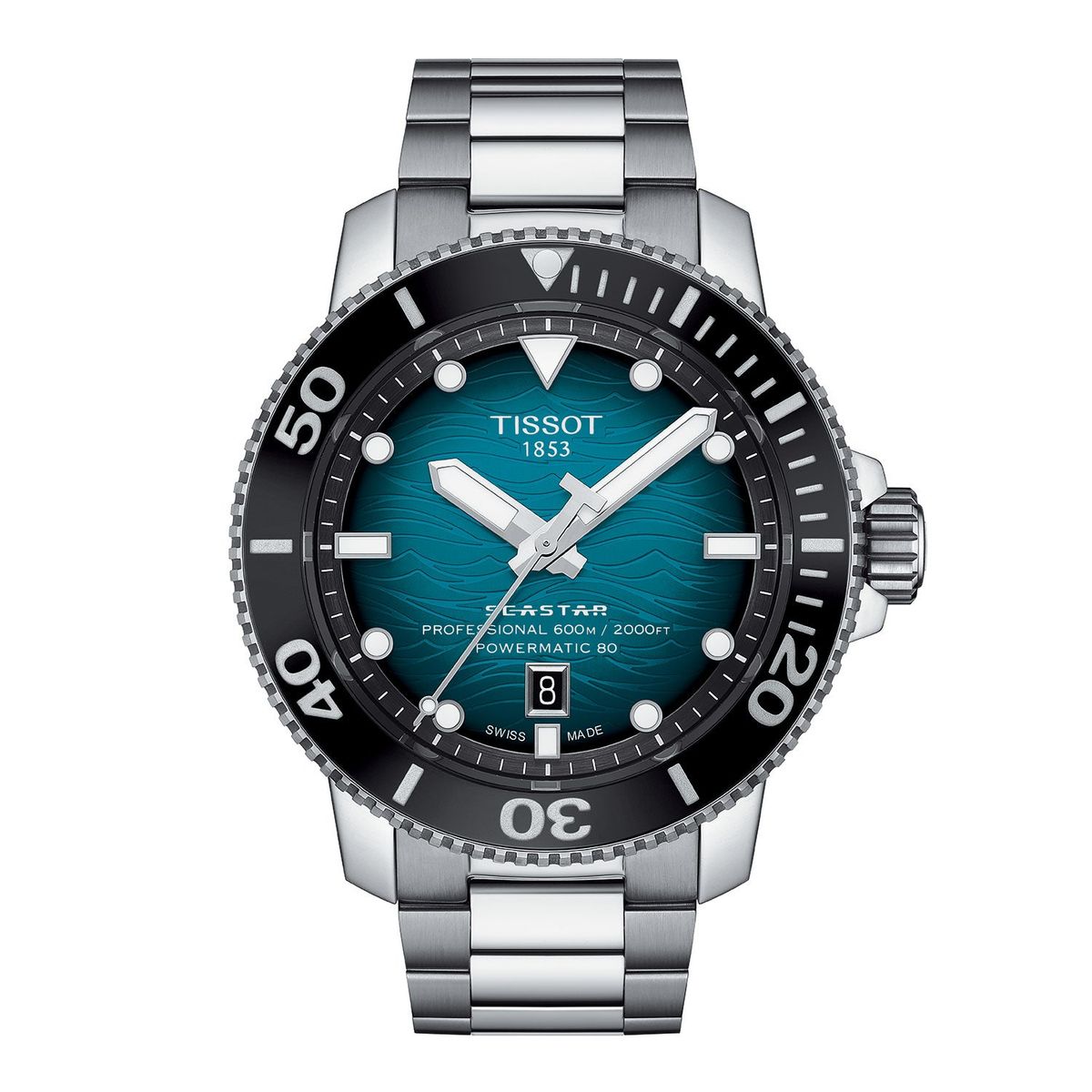 Tissot - Seastar Automatic ur, 46 mm rustfrit stål