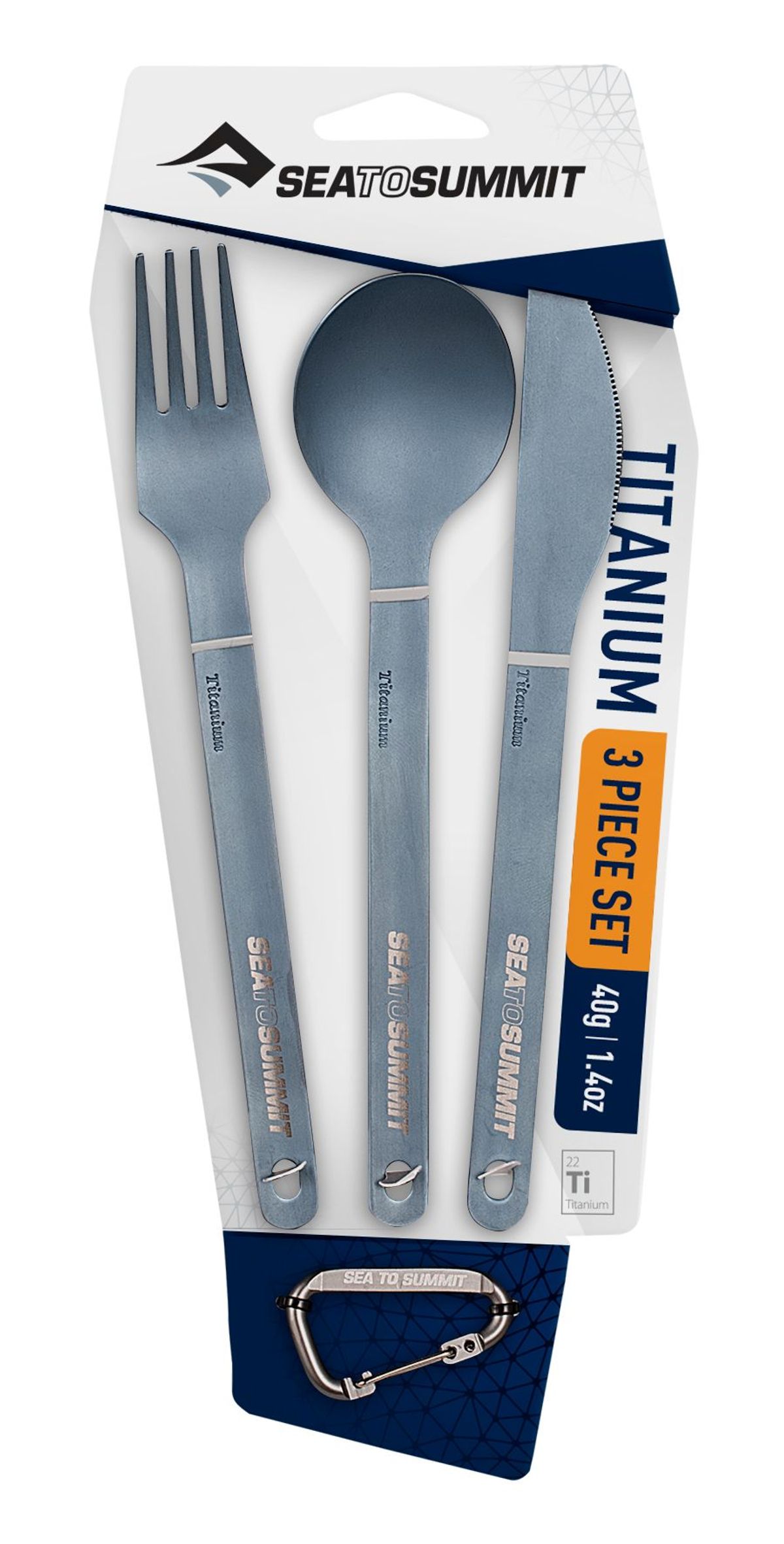 Titanium Cutlery 3-Piece Set