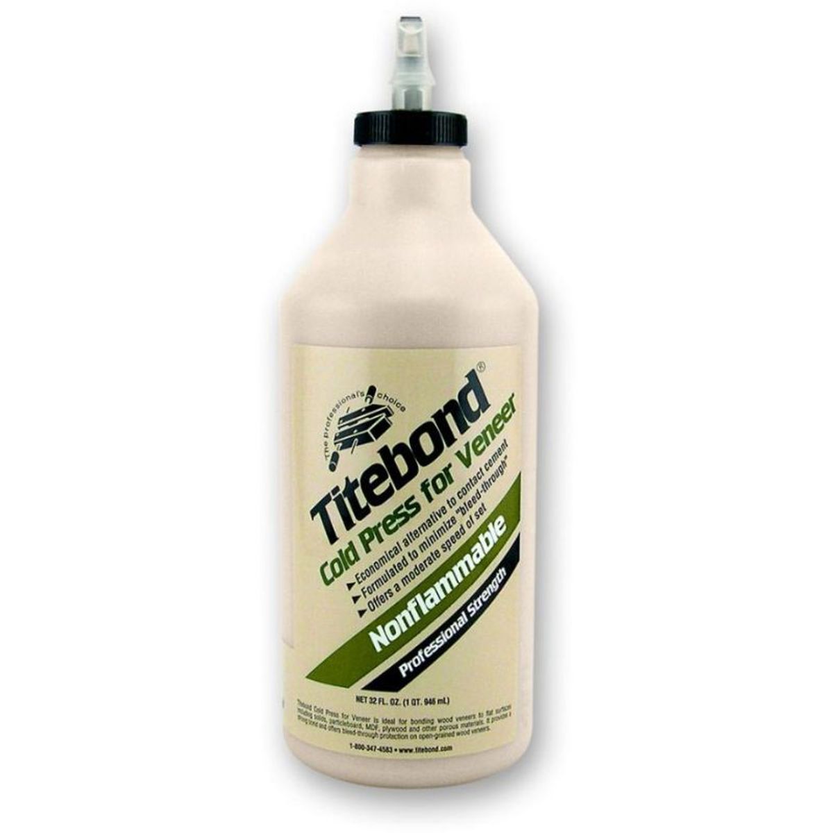 Titebond Koldpresse til Finer - 946 ml