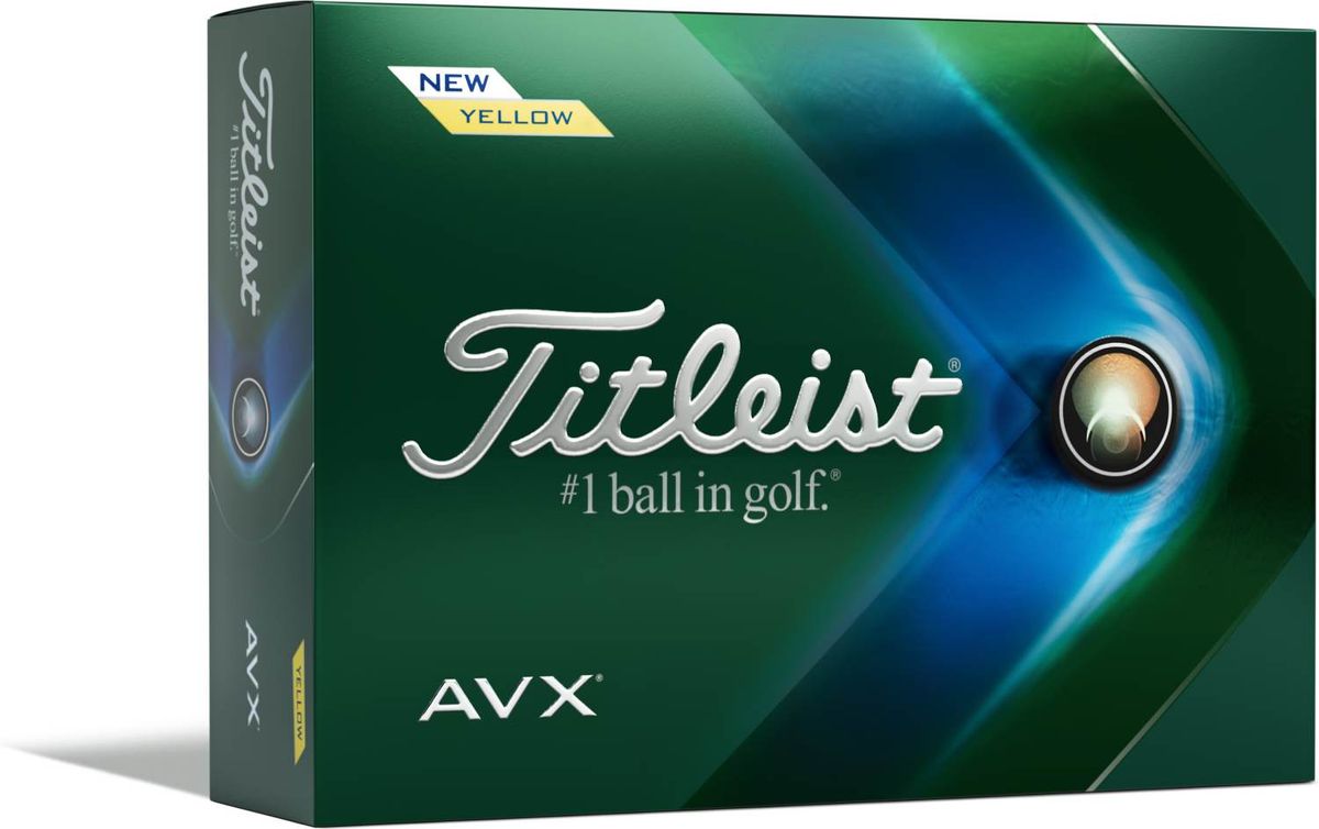 Titleist AVX (2022) Golfbolde - Gul