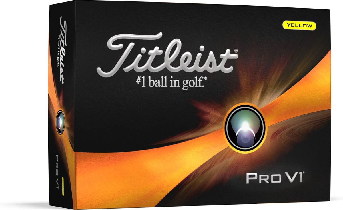 Titleist Pro V1 (2023) Golfbolde - Gul