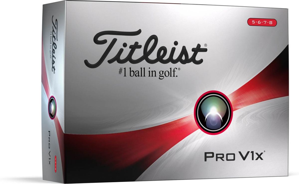 Titleist Pro V1x (High Numbers) (2023) Golfbolde - Hvid