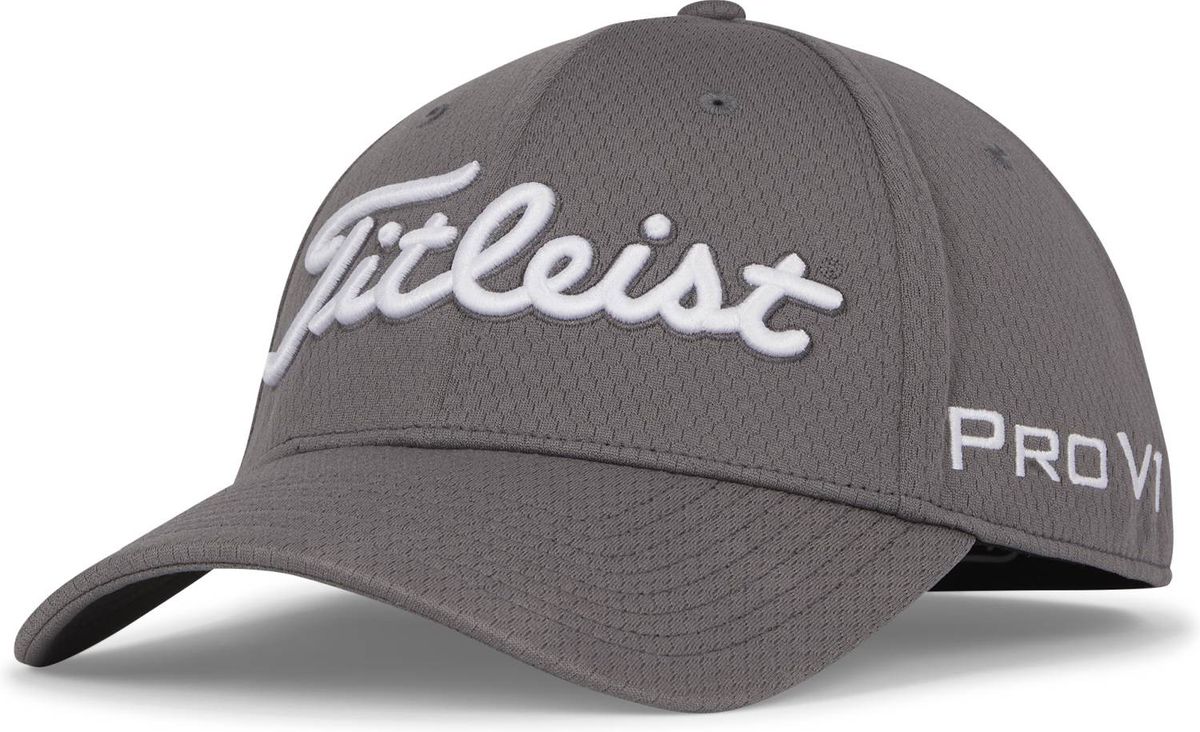 Titleist Tour Elite Herre Kasket - Charcoal/White - Str. S / M