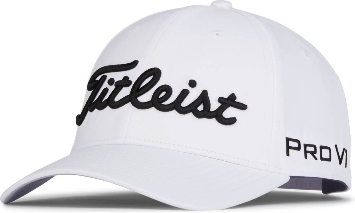 Titleist Tour Performance Kasket - White/Black - Str. Justerbar