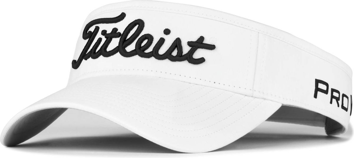 Titleist Tour Performance Visor - White/Black - Str. Justerbar