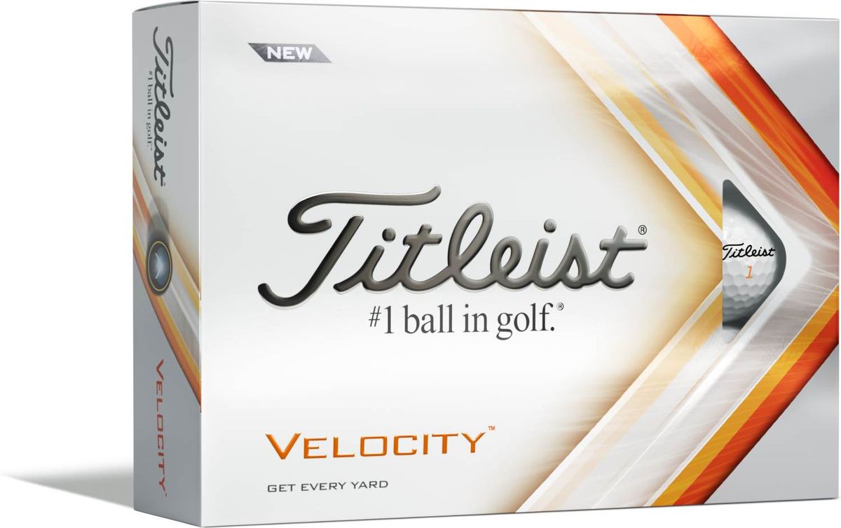 Titleist Velocity (2022) Logobolde - Hvid