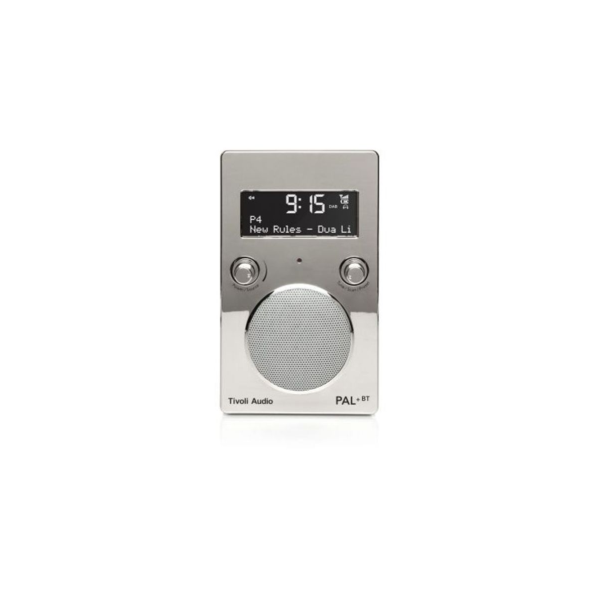 Tivoli Audio Classic PAL+BT, chrome DAB+/FM Radio med bluetooth