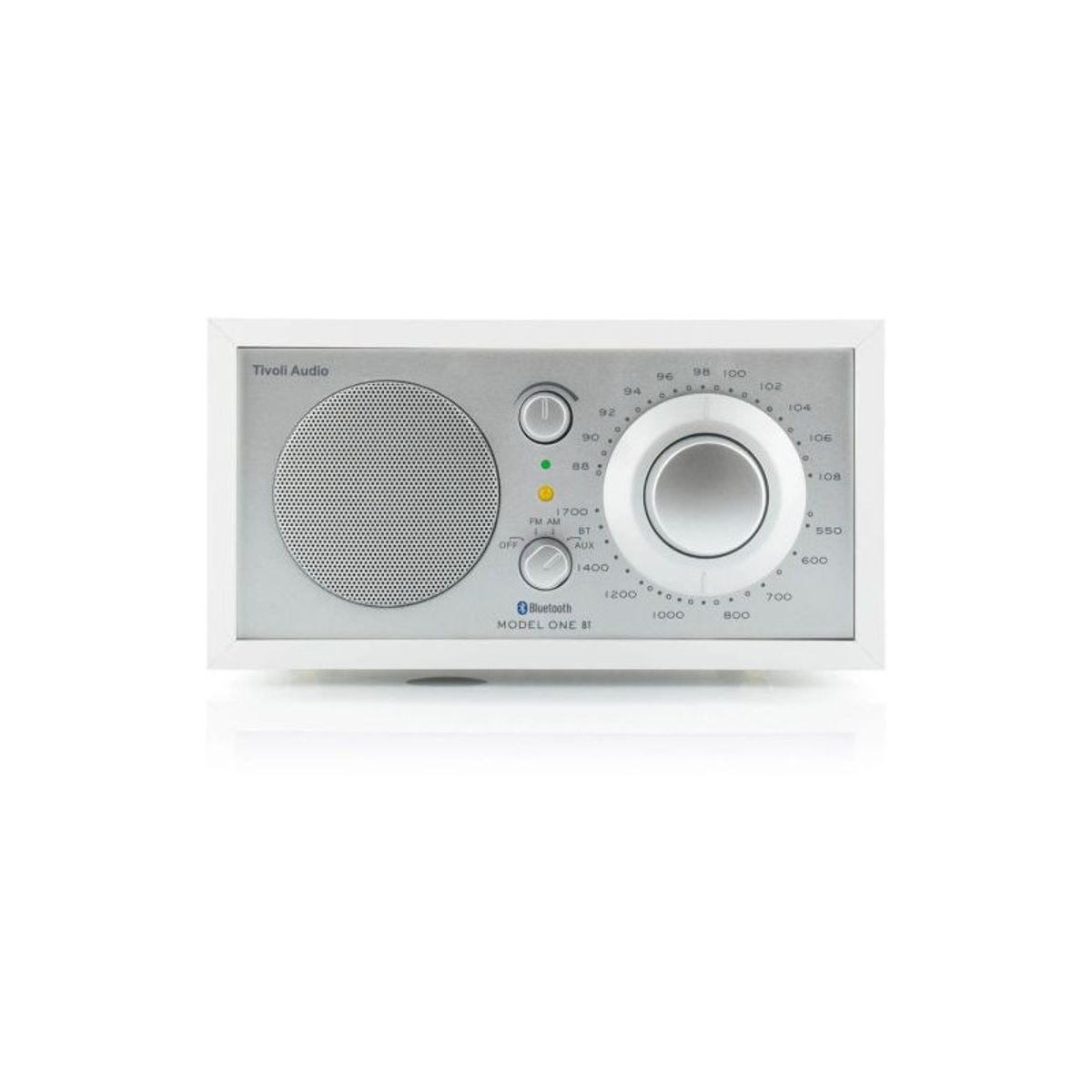 Tivoli Audio Model One BT, white/silver FM/AM Radio med bluetooth