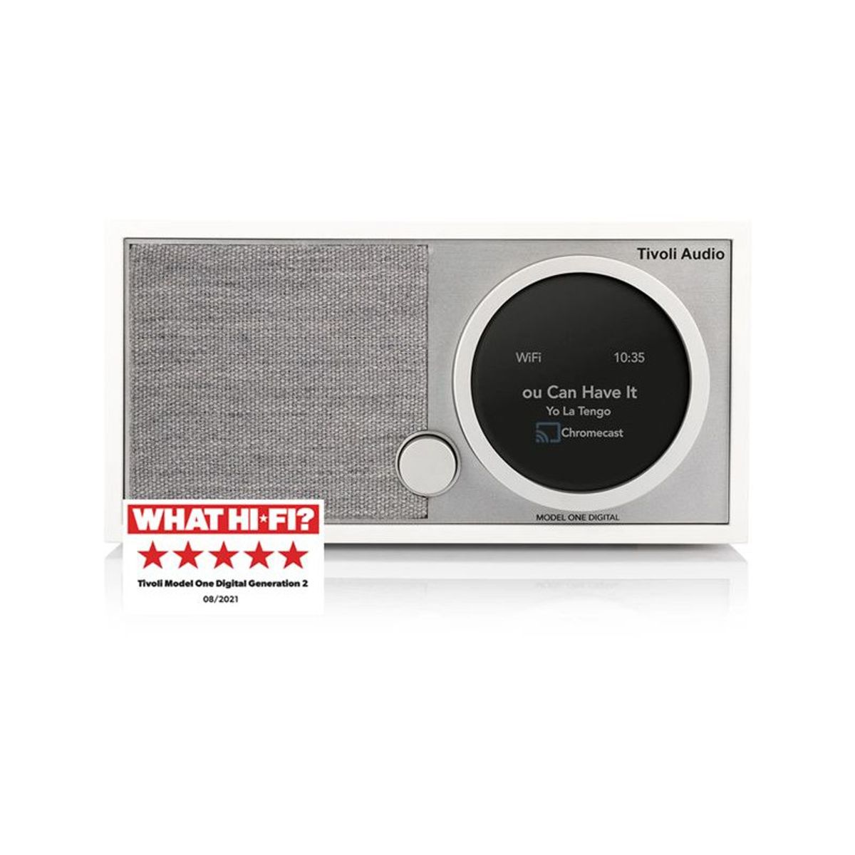 Tivoli Audio Model One Digital+ Gen2, white/grey DAB+/FM Radio med Wi-Fi og bluetooth