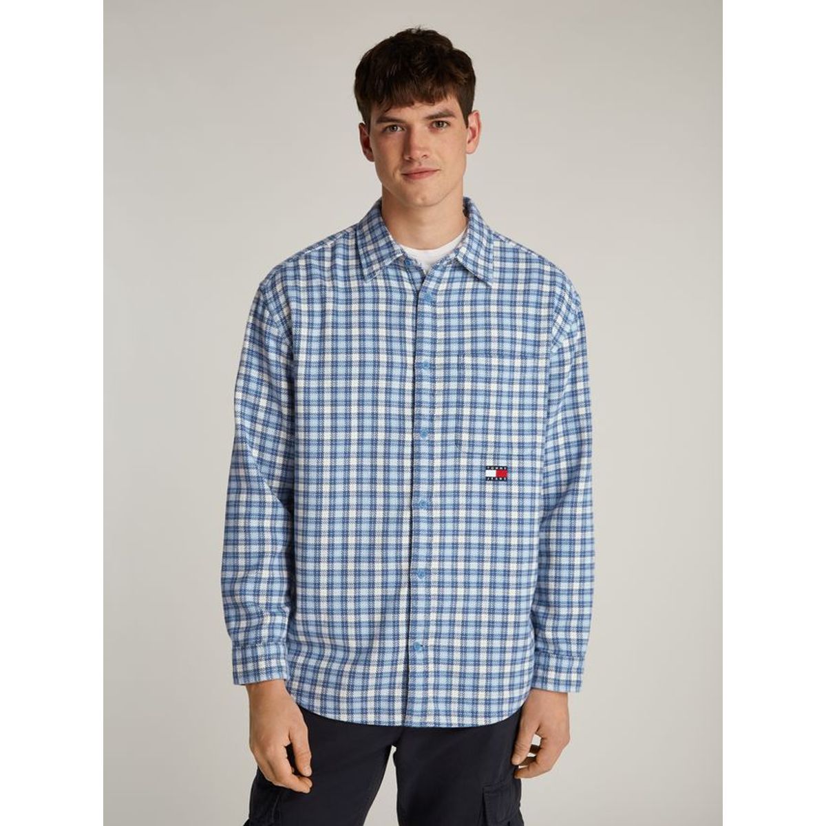 TJM BADGE FLANNEL SHIRT EXT