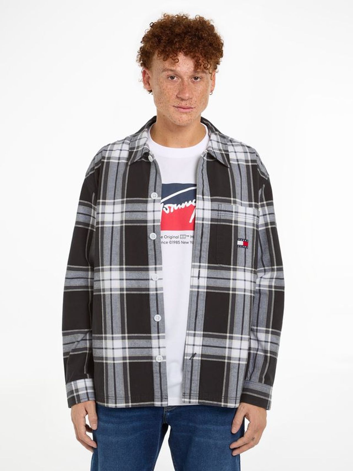 TJM BOLD CHECK OVERSHIRT EXT