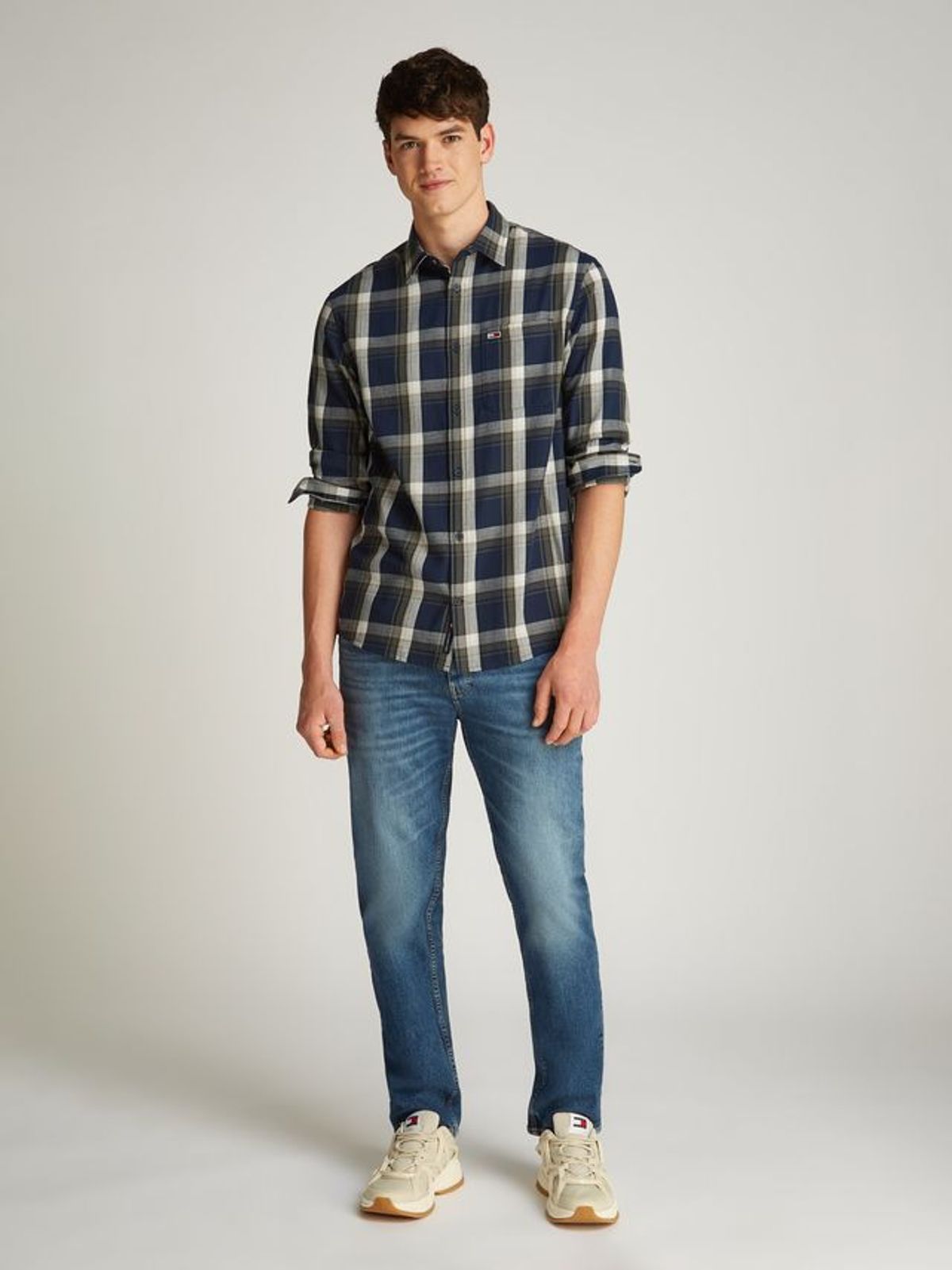 TJM REG CHECK FLANNEL SHIRT EXT